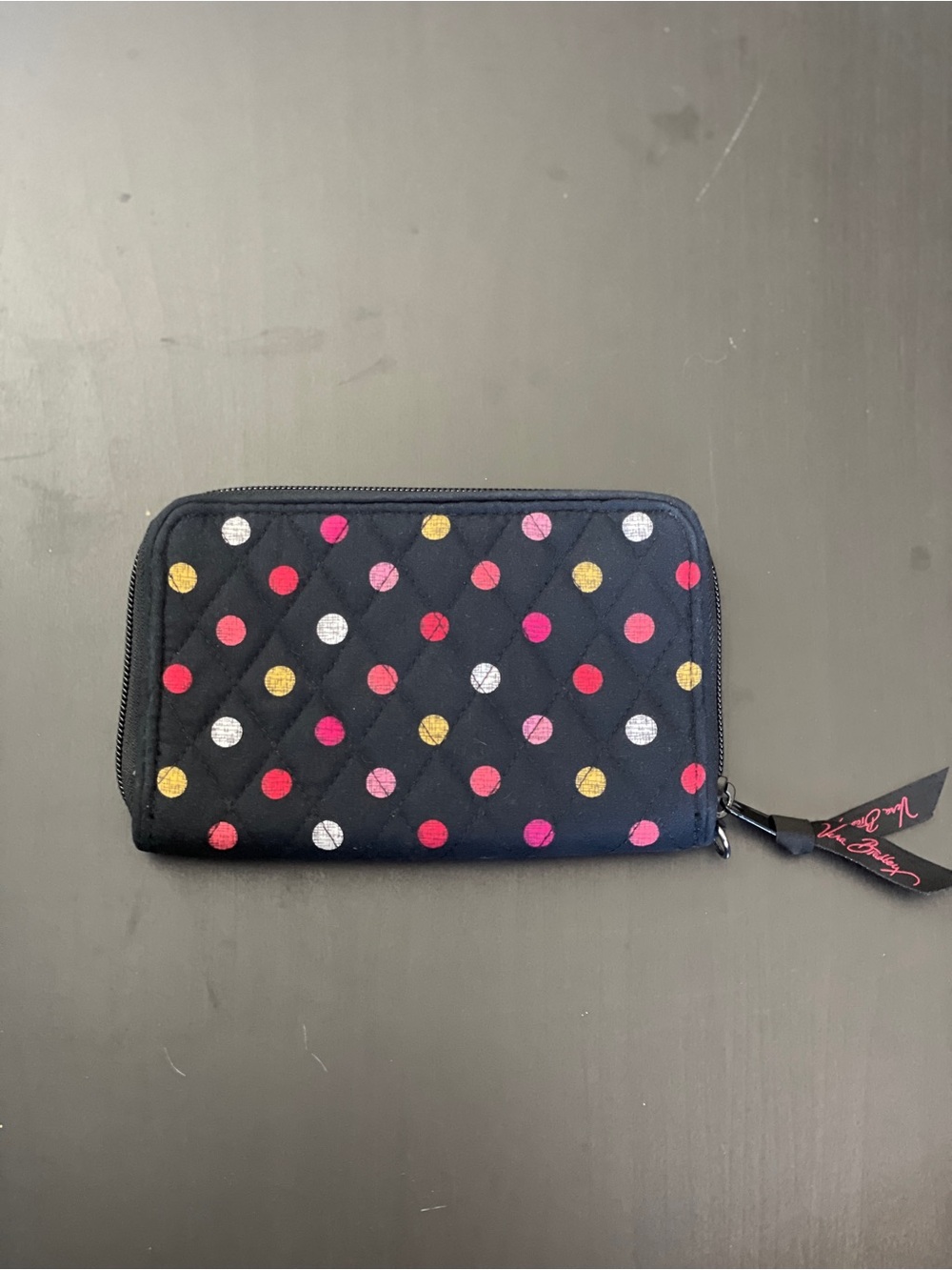 Vera Bradley Havana Dots Zip Around Wallet - Retired Print